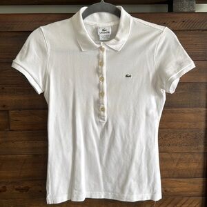 Lacoste Women's White Polo Shirt